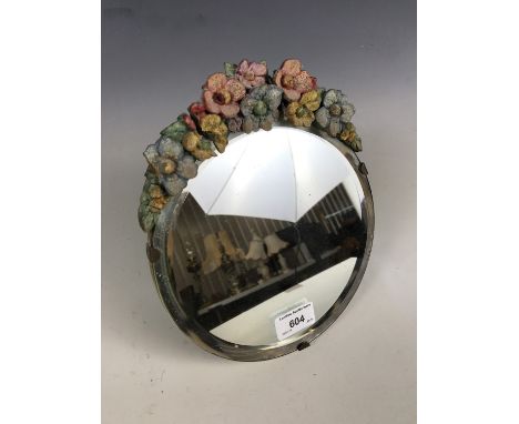 A vintage Barbola mirror (a/f)
