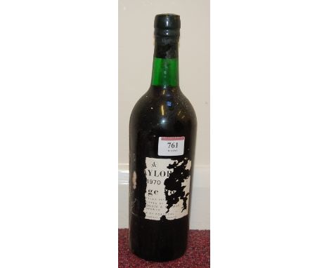 Taylor's Vintage Port 1970, seven bottles (some losses to labels) Condition Report / Extra Information Some labels poor / ver
