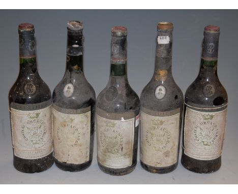 Château Gruaud-Larose, 1961 x2, 1966 x1, 1978 x1, vintage unknown x1, Saint-Julien (5)