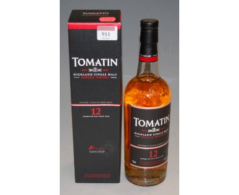 Tomatin matured over 12 years single malt scotch whisky, 70cl, 43%, in carton (1) 