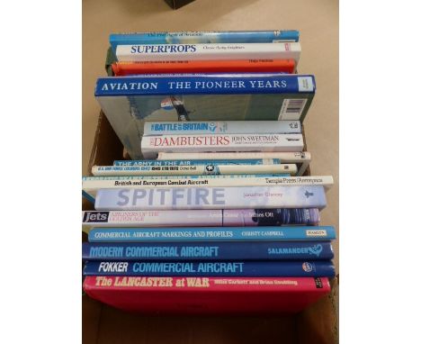 Aircraft Books	A lot of 22 books including Spitfire, The Army in the Air, Gloster Javelin, Superprops, Hawk comes of Age and 