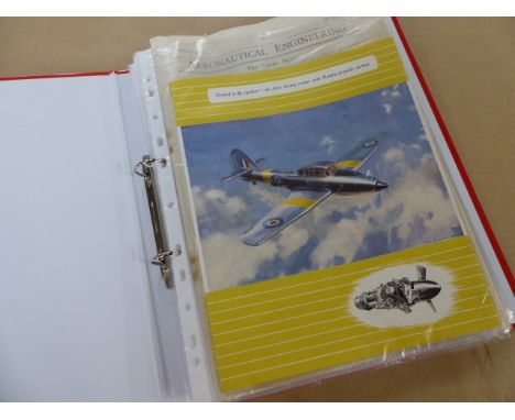 Aero-Engine Cutaway Drawings	A folder of over 40 Cutaway drawings from 1935-1973 plus a brochure for the Mamba Engine. There 