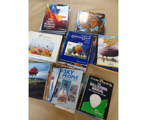 Balloon, Airship &amp; Parachuting Books some signed	A lot of 27 books. The Great Balloon Festival signed by Principal Photog