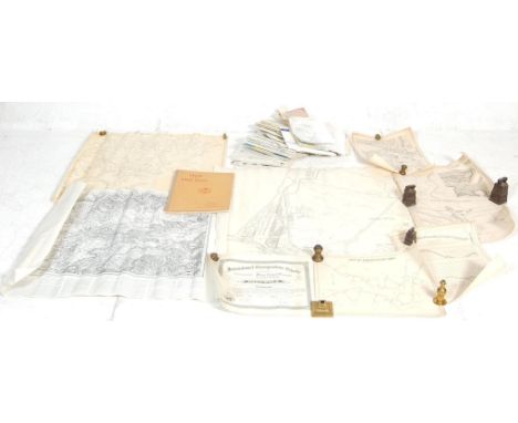 A collection of vintage 20th century maps, to include local interest and various maps from British isles including ordnance s
