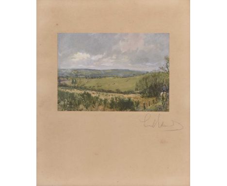 Lionel Edwards (1874-1954) Five small Hunting Prints, including four reproduction prints with facsimile signatures, titles Th