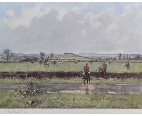 Lionel Edwards (1874-1954) The Cottesmore, signed in pencil lower left, print, 38 x 50.5 cm, frame 59 x 72 cm
Provenance: pri