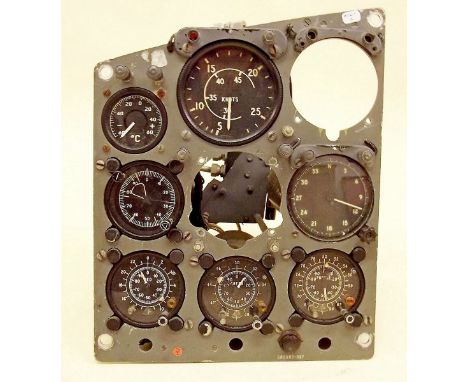A 1950's Decca Aircraft navigation panel 'The Decca Navigator'