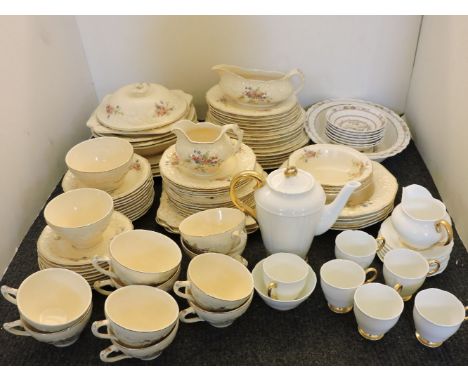 A Crown Ducal Florentine dinner ware, a Paragon coffee set, Spode, etc