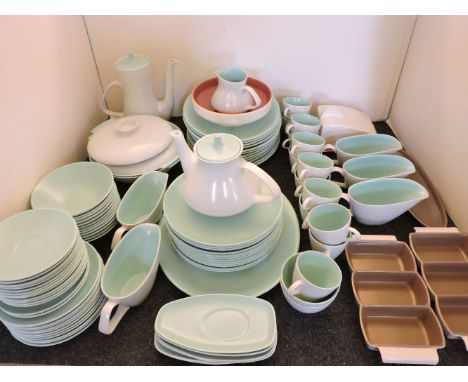 A Poole dinner and tea service, and other items of Poole
