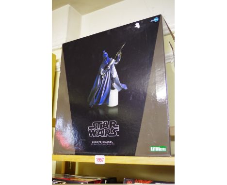 A 'Kotobukiya' Star Wars Senate Guard,&nbsp;1/7 scale, boxed.&nbsp; 
