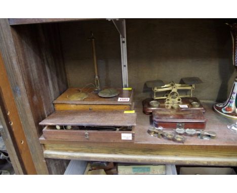 A small quantity of antique scales. 