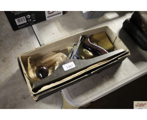 A Woden W5 plane with original box and instruction manual 