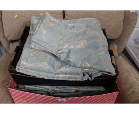 Two boxes of curtains