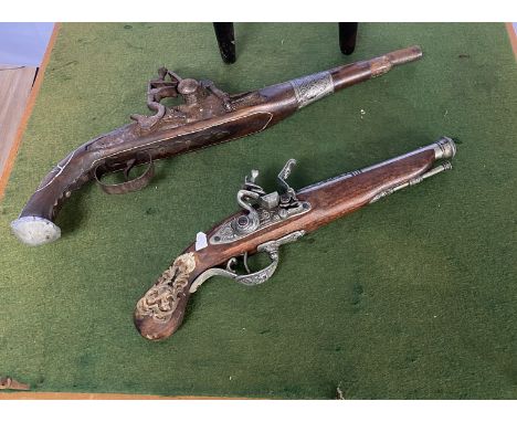 Two replica pistols / stage props