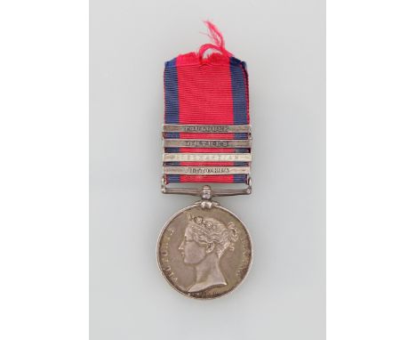 GrossbritannienAR Medaille, sog. Military General Service Medal (MGSM) 1774 - 1813, avers Portrait Queen Victoria mit Umschri