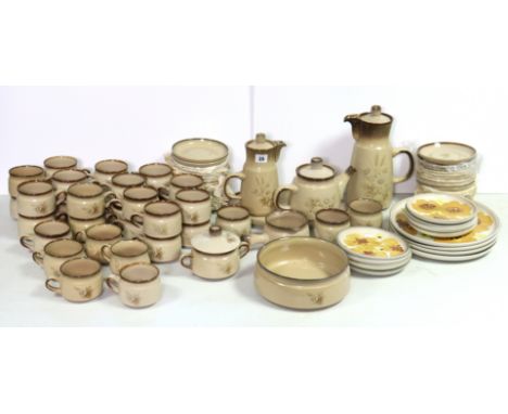 A Denby pottery “Memories” extensive one hundred &amp; seven piece dinner, tea &amp; coffee service.
