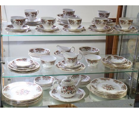 A Colclough Bone China extensive part tea &amp; dinner service (pattern no 8535).