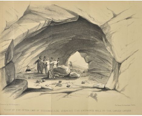 Burslem (Rollo). A Peep into Toorkisthan, 1st edition, 1846,  folding map, 4 lithograph plates including folding frontispiece