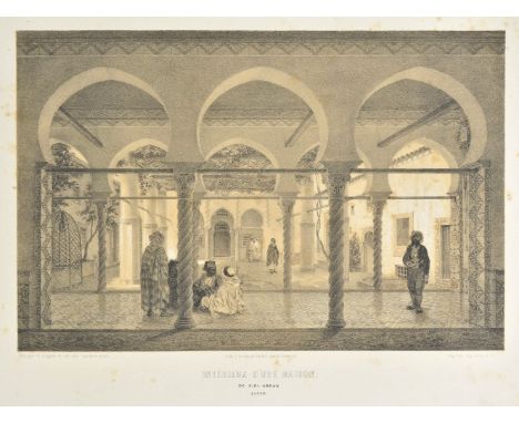 Berbrugger (Louis Adrien). Algerie Historique, Pittoresque et Monumentale, (plates only), Paris, 1843, one lithograph map han