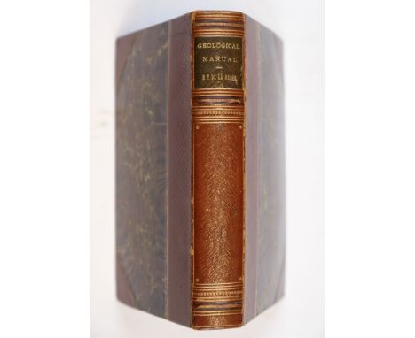 De La Beche (Henry T.). A Geological Manual, 1st edition, 1831, wood engraved vignette to title, wood engraved illustrations,