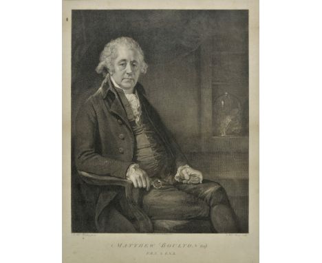 *Sharp (William, 1749-1824 ). Matthew Boulton Esq. F.R.S. & F.S.A., published May 1, 1801,  line engraving, some light marks 