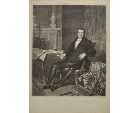 Turner (Charles, 1773-1857). Thomas Clarkson, published by S. Piper, Ipswich, April 19, 1828,  uncoloured mezzotint by C. Tur