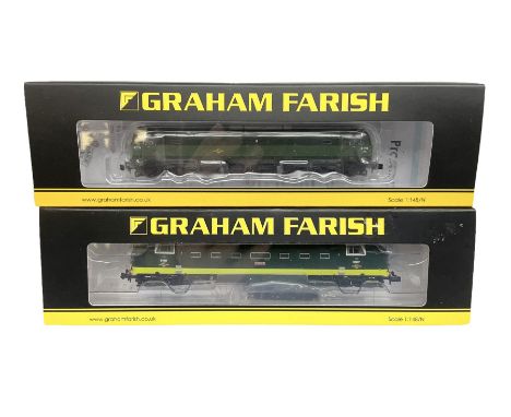 Graham Farish by Bachmann 'N' gauge - Class 47/0 locomotive no.D1779 and Class 55 Deltic locomotive no.D9007 (2)