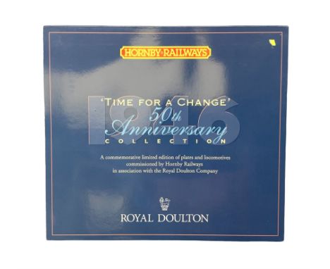 Hornby Railways '00' gauge - 'Time For A Change' 50th Anniversary Collection Limited Edition ceramic plate and locomotive set