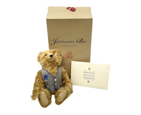 Steiff - limited Club Edition 'Century Bear' No.3/2000 (?3083) EAN 420221; H33cm; boxed with certificateCondition Report:Very