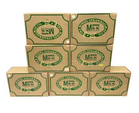 MSS (The Model Steam Specialist) '0' gauge - seven constructed rolling stock kits including coal wagons, guards vans, passeng