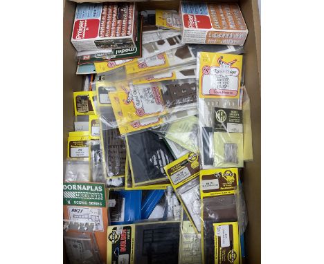 Large quantity of unused and unopened layout and trackside accessories by Knightwing, Graham Farish, Peco, Fleetline, Ratio, 