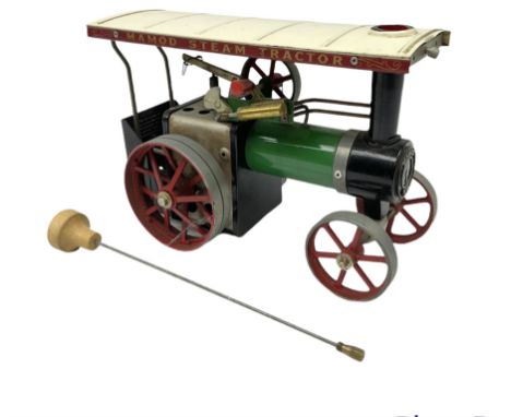 Mamod TE1A Steam Traction Engine with steering rod; unboxed.Condition Report:Reasonably good condition with slight playwear.S