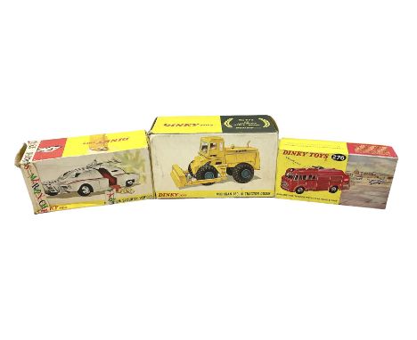 Dinky - Captain Scarlet and the Mysterons Maximum Security Vehicle with crate No.105; Airport Fire Tender with Flashing Light