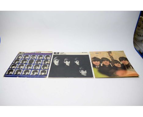 The Beatles - A Hard Days Night, first pressing, Mono; With The Beatles, first pressing, Mono; and Beatles for Sale, first pr