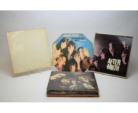 A collection of mixed rock LPs, to include: The Beatles - The White Album, number 0145008, first pressing; together with two 