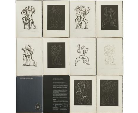 Ossip Zadkine1890 Wizebsk - 1967 Paris - "Gaulliaume Apollinaire. Sept Calligrammes" - Christoph Czwiklitzer Art-CC. Portfoli