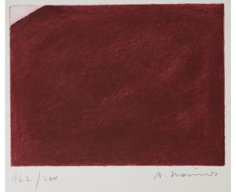 Arnulf Rainer1929 Baden bei Wien - "Ecke" (1969/70) - Kaltnadelradierung/Bütten. 162/200. 21 x 27,8 cm, 64,6 x 50 cm.  Sign. 