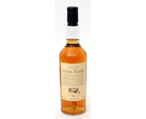 Glen Elgin Speyside Single Malt Scotch Whisky (Flora and Fauna), 12yo, 43% vol, 70cl