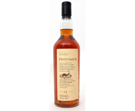 Pittyvaich Speyside Single Malt Scotch Whisky (Flora and Fauna), 12yo, 43% vol, 70cl