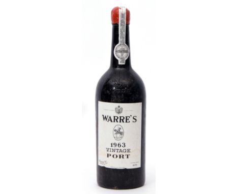 Warre's 1963 vintage port, 1 bottle