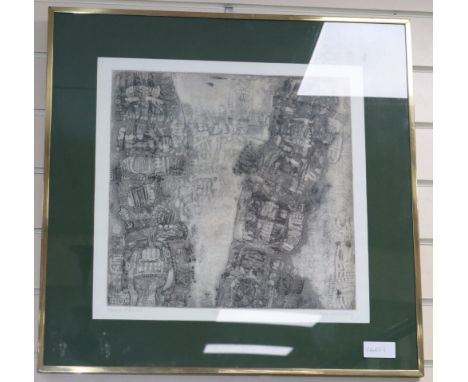 Schoichi Hasagawa, artist proof print, 'Michi', signed in pencil, 39 x 39cm