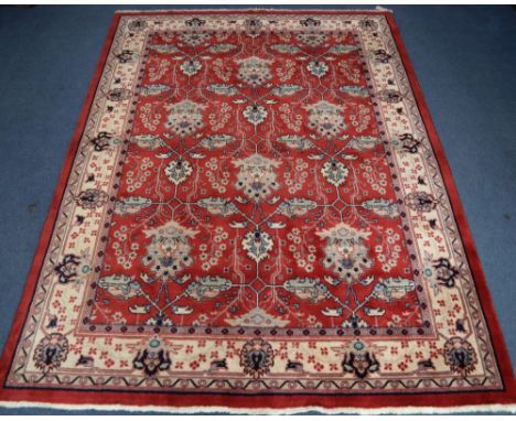 A Samarkand carpet, 230 x 175cm