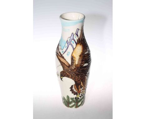 A Moorcroft 'Flight of the Eagle' vase, first quality, 23cm