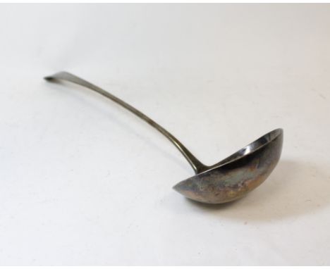 Silver soup ladle, crested, by W. Sutton 1790, 5oz / 160g.&nbsp; 