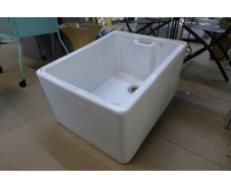 A Belfast white ceramic sink 