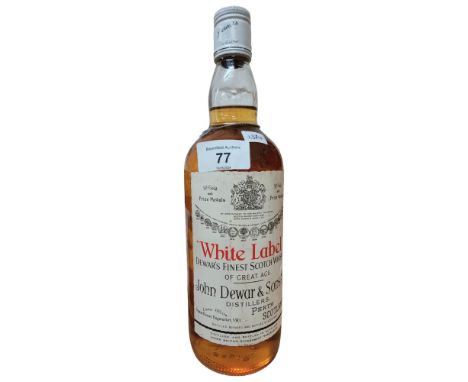 BOTTLE OF JOHN DEWAR &amp; SONS SCOTCH WHISKY