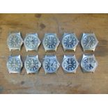 10 x Genuine British Army CWC/Precista quartz wrist watches