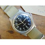 1 Very Rare Genuine British Army, unissued Gulf War CWC quartz wrist watch