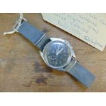 1 x Very Rare 1980 6BB CWC Pilots Chronograph featuring a Mechanical 7733 Movement
