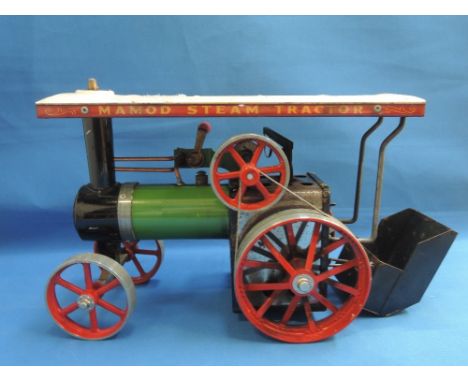 A Mamod live steam tractor, in original box TE-1A